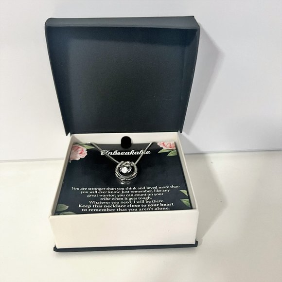 Unbreakable Strength Necklace, Strong Woman, Best Friend Gift - Picture 4 of 5